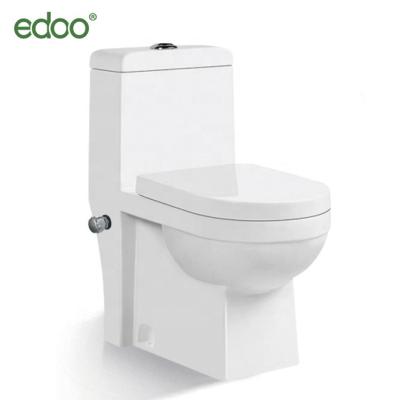 China Hot Selling Hole Double-Flow Large Toilet Bowl One-Piece Saudi Ceramic Wash Down Toilet with Bidet Function Sanitary Ware for sale