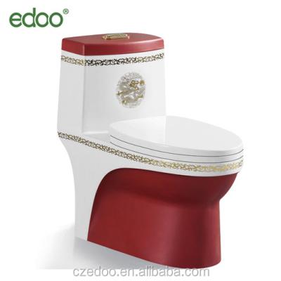 China China Supplier Gold Colored Double-flush Latest P-trap Bathroom Cheap Toilet for sale