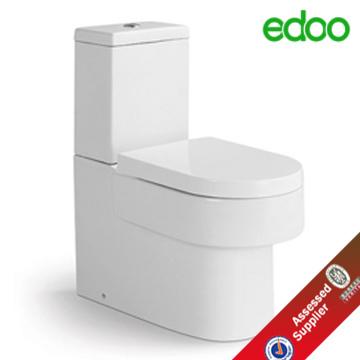 China EDOO Double-Flow Washdown Toilet Furniture Alibaba Porcelain WC Two Piece Toilet for sale