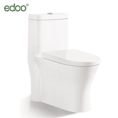 China Saudi Arabian Double-Flow Bathrooms And Toilets Down Wash One Piece Toilet With Bidet Function Washdown One Piece Toilet Strap 250mm 200mm for sale