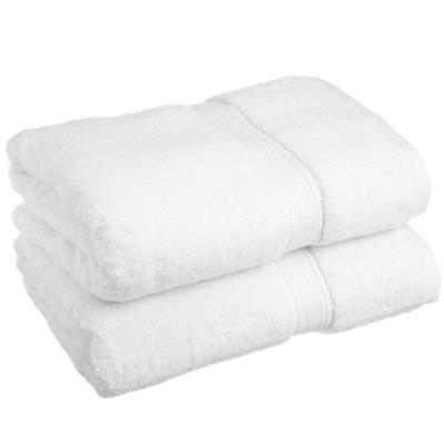 China 600gsm Satin Platinum Face Hotel Compressed Towel Luxury High Quality White Five Star Hotel Hand Bath Towel for sale