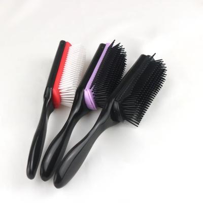 China Salon Barber Styling Cutting Tools Men's Special Nine Rows Small Comb Can Be Fixed Styling High Temperature Comb Comb Customized Brush Hair for sale