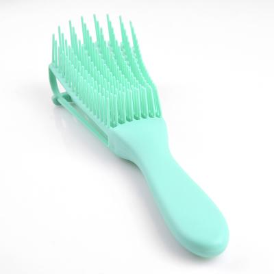 China 2020 newest portable salon private label straight hair brush, detangling brush for sale