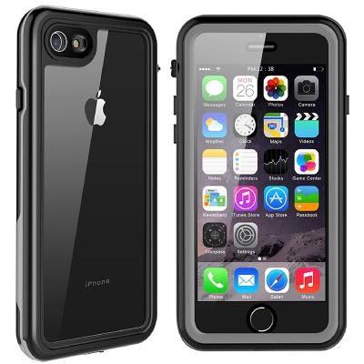 China Snowproof Dustproof Shockproof Waterproof For iPhone SE IP68 Waterproof Case, Clear Full Body Hard Case With Touch Screen Protector For iPhone SE iPhone 7/8 2020 for sale