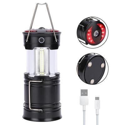 China Portable Emergency Outdoor Telescopic Handle LED Dry Battery Camping Light With Hook Work Camping Light Outdoor Led Light for sale