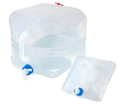 China Outdoor Collapsible Portable Collapsible Water Jug Container Wholesale Water Storage Camping Survival Water Bag for sale