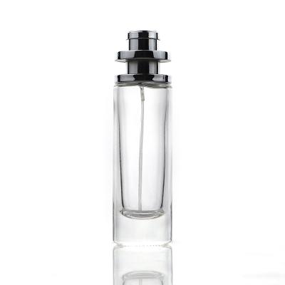 China Sustainable/Eco-friendly/Stored In Stocked Luxury Cylinder Shape 30ml Perfume Bottle Empty Glass Perfume Container Spray Perfume Bottles With Pump for sale