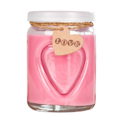 China New Design Heart Pattern Pudding Glass Jam Jar Viable/Eco-Friendly/Stocked Glass Bottle Viable Wholesale Jar For Pudding Yogurt Milk Packing Container Storage for sale