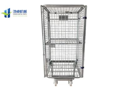 China Opvouwbaar 4 Zijkarretje 660*420*1300mm van de Broodjescontainer voor Supermarkt Te koop