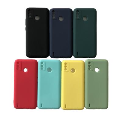 China Manufacturer Color Soft TPU Shockproof Back Cover Suitable TECNO SPARK8 POP5 GO Phone Case for sale