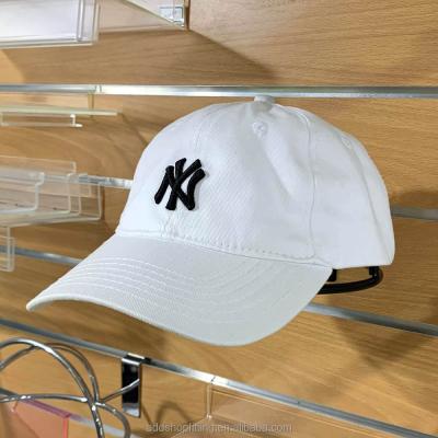 China Custom Slatwall Hats Baseball Sport Easy Setup Hat Display for sale