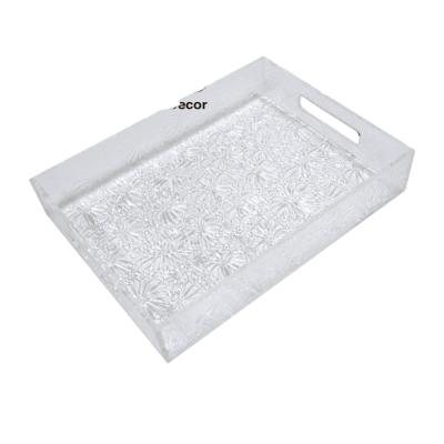 China AAZ050T2 Stackable Clear Acrylic Desk Organizer Acrylic File Tray for Office for sale