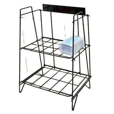 China Easy Install Advertising Sign Folding Newspaper Display Rack for sale