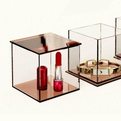 China Display Box Customized Square Transparent Acrylic Display Box for sale