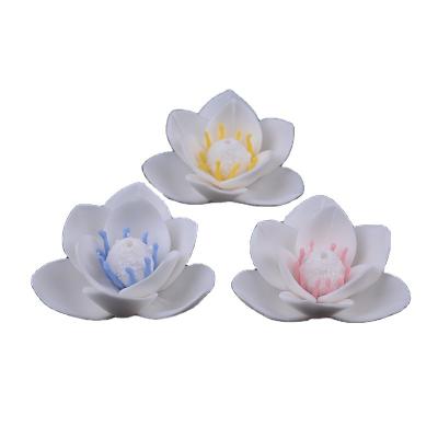 China Chinese Creative Flower Shape Home Decoration Burner Factory Sale Ceramic Incense Incense Stick Holder for sale