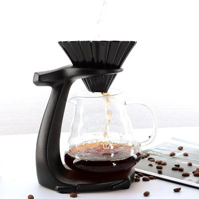 China DIY Tools Hot Sale Eco-Friendly Drip Device Pot Coffee Cup Holder Ceramic Coffee Filters for sale