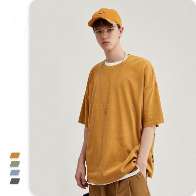 China 2021 Summer Custom Clothing Classic Loose Fit Anti-Wrinkle Graphic Fabric For Man Jin for sale