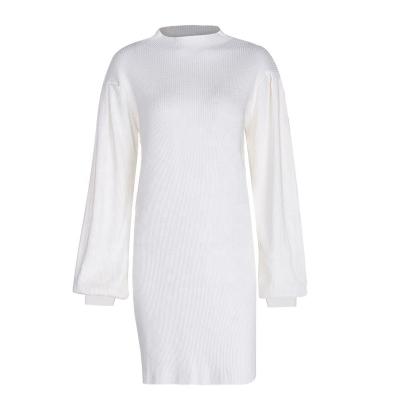 China 2022 Winter Autumn Knitted Long Dress Wool Breathable Cashmere Knit Sweater Dress For Women for sale