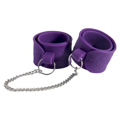 China Sex Toy For Women SM Toy Binding Rope Bondage Set Handcuffs Ankle Slaps Traction Collar Restraint Slave for sale