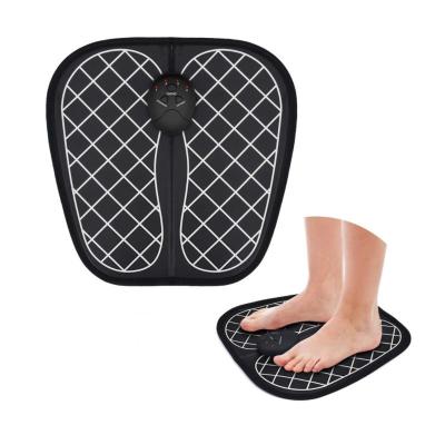 China Foot Pulse Wireless Heating Stimulation Foot Massager Foot Pad EMS Electric Foot Massager Mat for sale