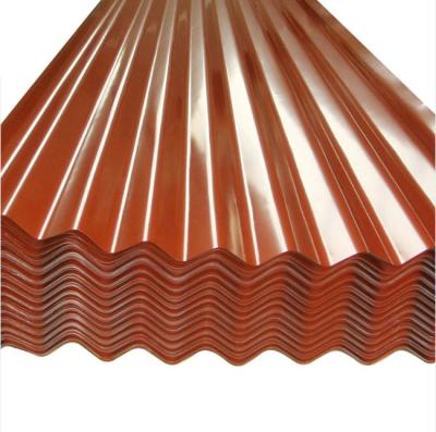 China Strong Resistance To Corrosion Red Dark Green ppgl ppgi Corrugated Steel Brick Sheet Sheet Price Per Ton for sale