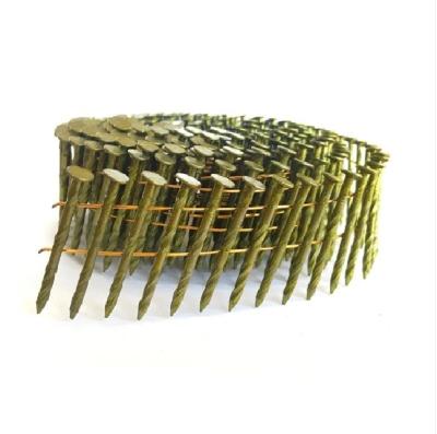 China Good Price Flat Welding Wire Screw Vanes Coil Nail for sale