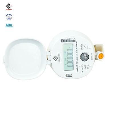 China LoRaWAN MI DN15/20 Ultrasonic Smart Water Meter for sale