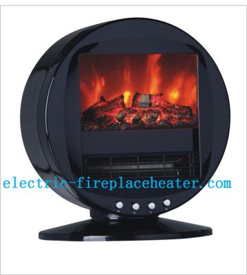 China High Efficiency 2KW Rotating Fireplace Classic Flame Electric Fireplace For Villas for sale