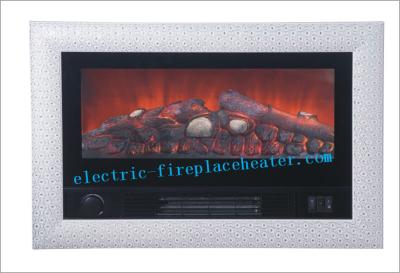 China Recessed Home Decorative Indoor Electric Fireplace White 220V - 240V for sale