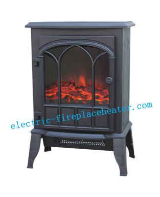 China Freestanding Electric Fireplace Stove 2000W , Remote Control Electric Fireplace for sale