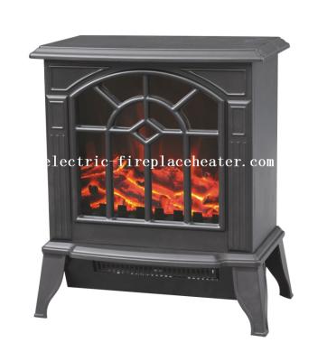 China Modern Duraflame European Electric Fireplace Stove Real Wood Fire Effect for sale