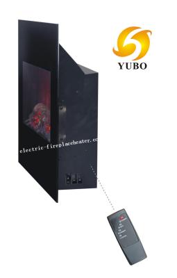 China Contemporary Classic Flame Remote Control Electric Fireplace With 2 Heat Settings for sale