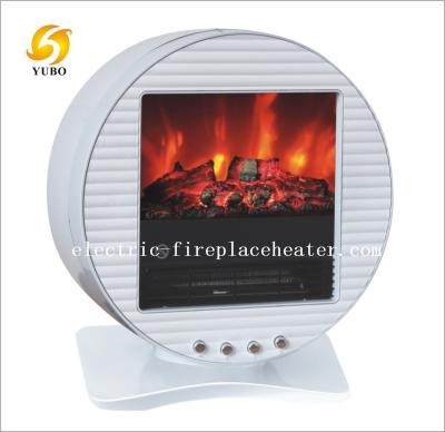 China Protable ABS Log flame effect European Electric Fireplace 220V - 240V for sale