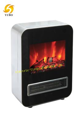 China Square Free Standing Chimneyfree Media Electric Fireplace 1000W / 2000W for sale