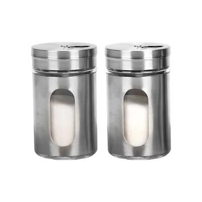 China Mini Spice Glass Jars Kitchenware Stored Accessories Small Shelf Storage Jars With Lids For Herbs for sale