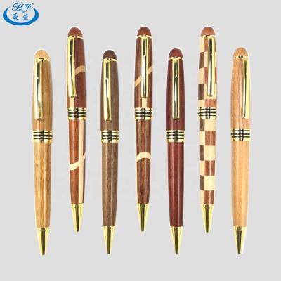 China Eco Friendly Ready To Ship Logo Wood Pen Bamboo Pen Eco Friendly Custom Ballpoint Pen for sale