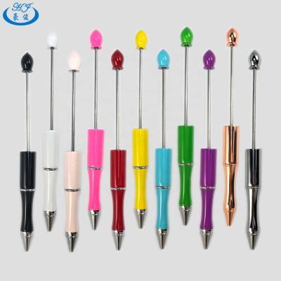 China Heavyweight 12 Colors Optional Beadable Pen Weight 43g Nice Beadable Heavy Metal Pen for sale