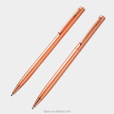 China Office & School Pen Promotion Gifts For VIP 24k Gold Plated Rose Metal Ballpoint Pens With Custom Logo for sale