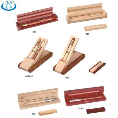 China Small MOQ Small MOQ Stocked Wooden Tip Pen Wood Roller Pen Wood Pen Box for sale