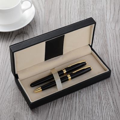 China Office & Senior School Pen Graduate Gift Items For Gentlemen Luxury Black Beauty Pen With Pen Display Box for sale