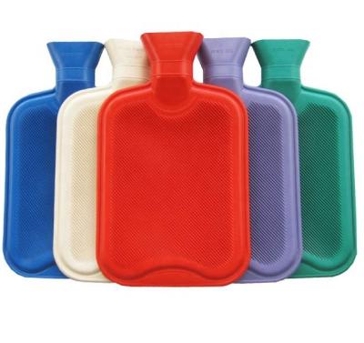 China Hot Selling Eco-friendly 2000ml BS Rubber Hot Water Bag Hot Water Bottle Ready To Ship for sale