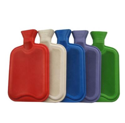 China Wholesale 2000ml Simple High Quality Mini Hot Water Bag With Cover Hot Water Bottle for sale