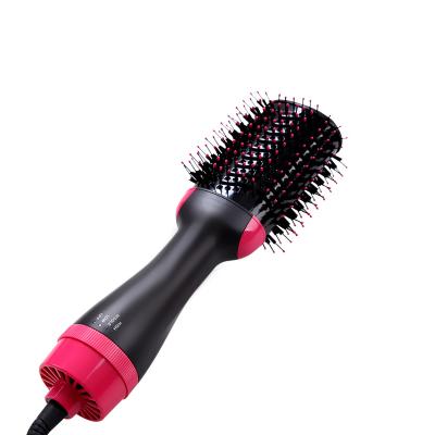 China Adjustable Settings Heat Drop Shipping Services Negative Ion One Step Hair Dryer Volumizer Hot Air Hair Straightener Brush for sale