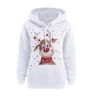 China Casual Anti-Wrinkle Long Sleeve Cotton Animal Hoodies With Hood Full Sleeve Knitted Women for sale