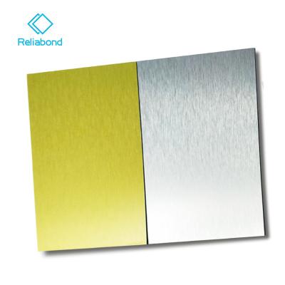 China Modern Brush Finish Aluminum Composite Panel For Signage for sale