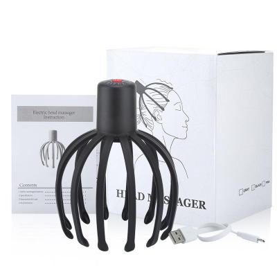 China New Fashionable Office Learning Head Massager USB Scalp Leisure Octopus Massager Multi-claw Head Massager for sale