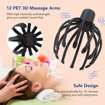 China New Fashionable Automatic Head Massager Lightweight Portable Wrap Around Head Electric Massager for sale