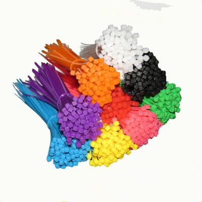 China Durable practical Hot Sale red yellow blue green pink purple orange 3* 4*5*100 150 200 250 color tie Multifunctional Self-Locking Nylon Ties for sale