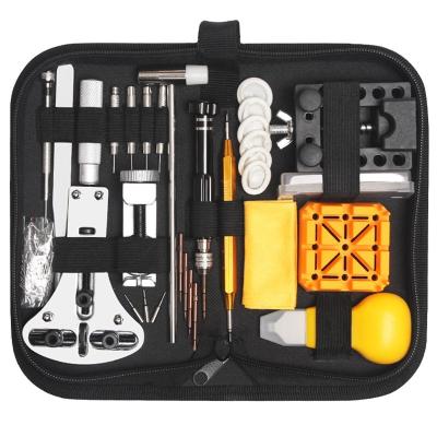 China Stainelss Steel Hot Sale Watch Repair Kit Case Opener Spring Bar Tool Watch Battery Replacement Tool Kit Watch Band Connection Pin Tool Kit for sale