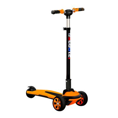 China Baby Adjustable Level Toys Kick Scooter 3 Wheel Outdoor Kids PU Kick Scooters Foldable Kick Scooter With Music for sale